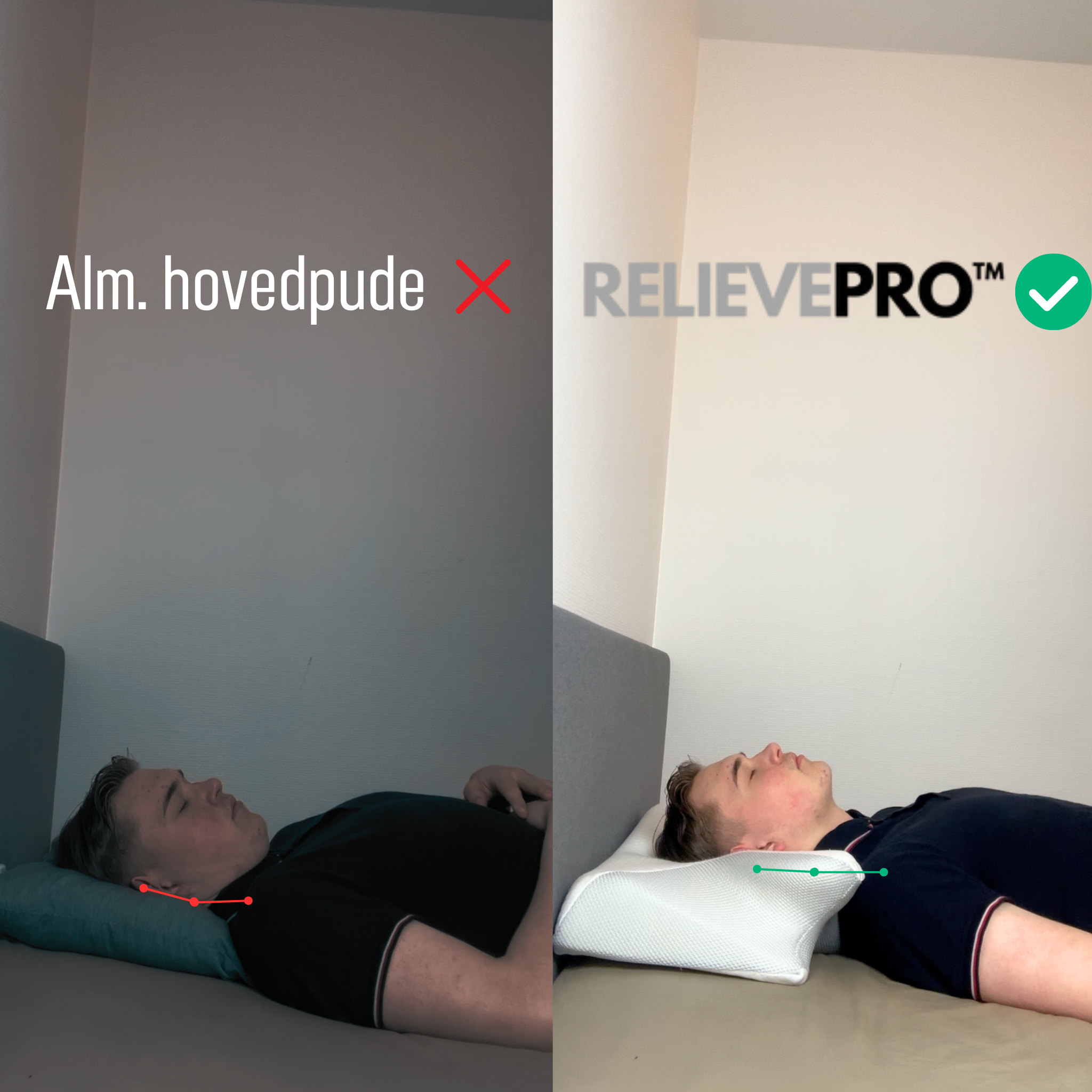 RelievePro™ Cervipillow - Ortopædisk pude