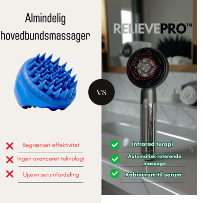 RelievePro™ ScalpCare Massagecomb - Hovedbundsmassager